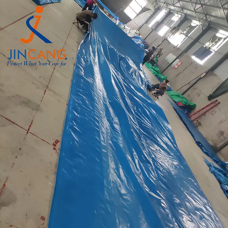 110g ब्लू पे टार्पुलिन