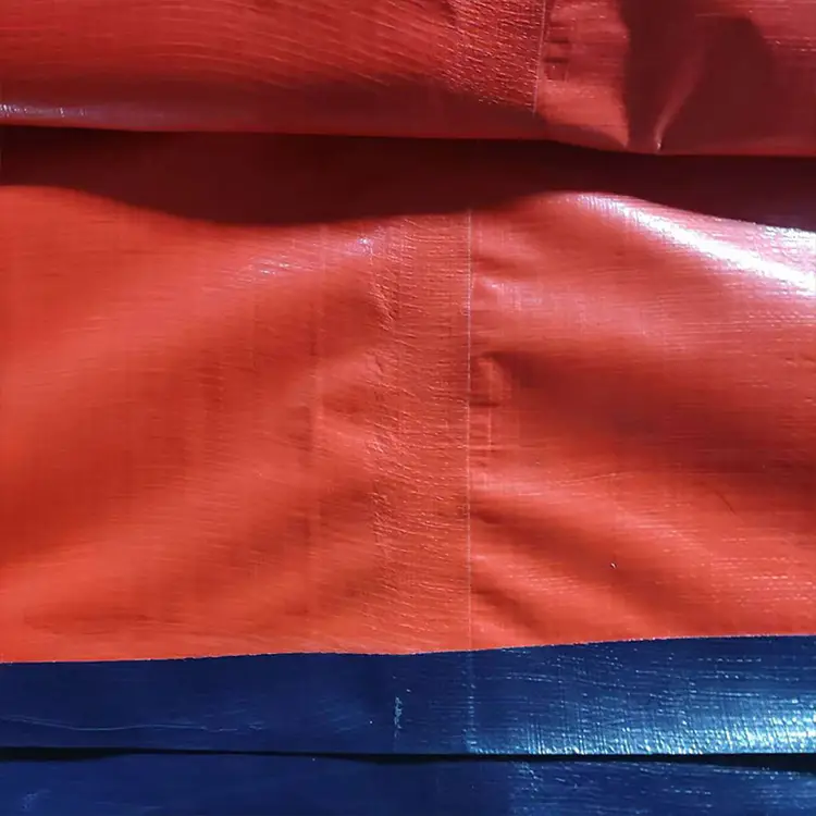 150gsm ऑरेंज पे टार्पुलिन रोल