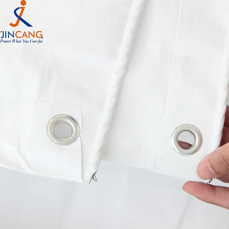 प्रिंट पे टार्पुलिन के साथ 180g सफेद