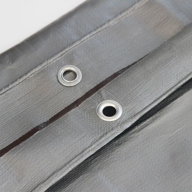 220g सिल्वर ब्राउन पे टार्पुलिन