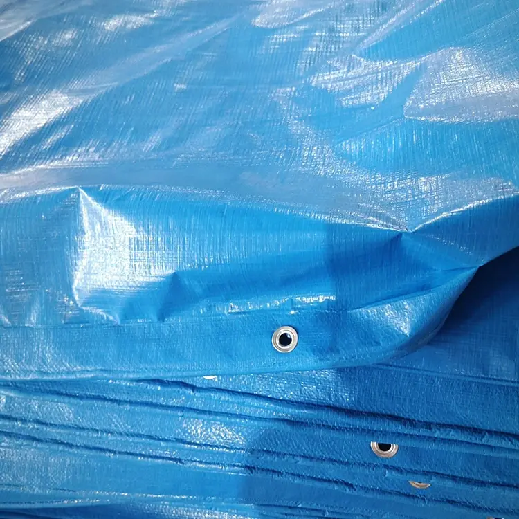 नीला 150gsm पे टार्पुलिन